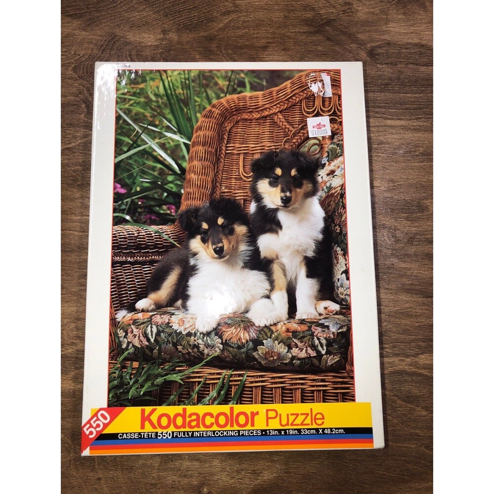Kodacolor vintage puppy dog puzzle